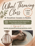 6 Week Wheel Throwing Class