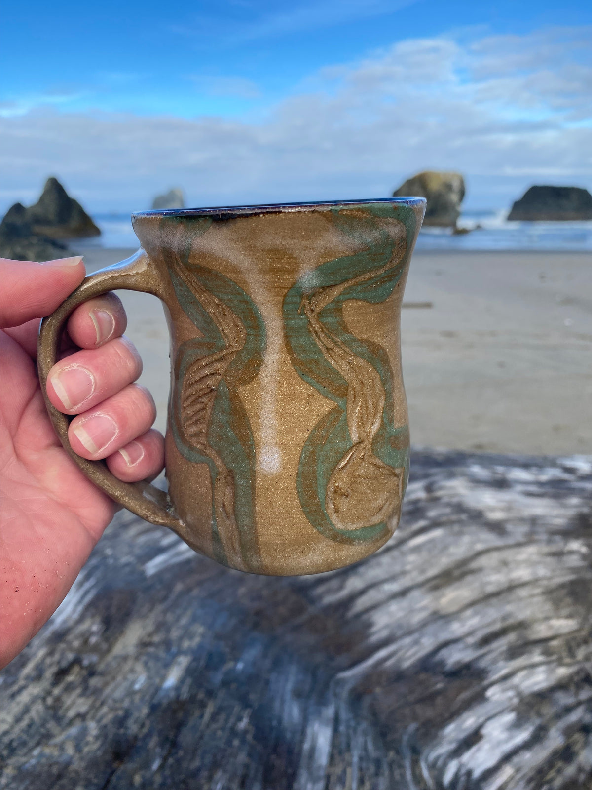 Coffee Mug - Toasty . Natural, Warm