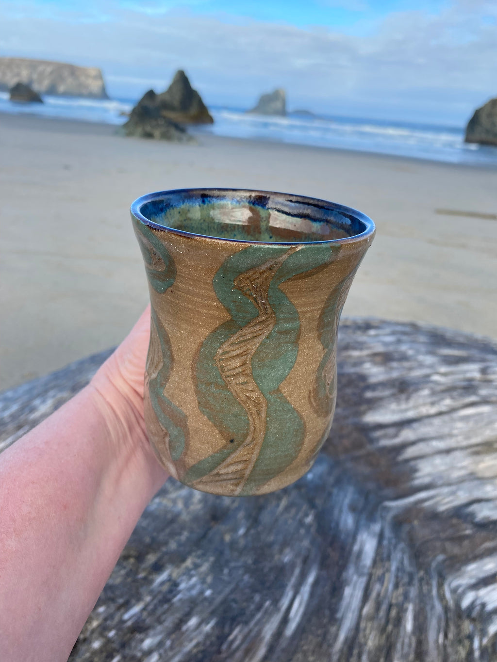 Coffee Mug - Toasty . Natural, Warm
