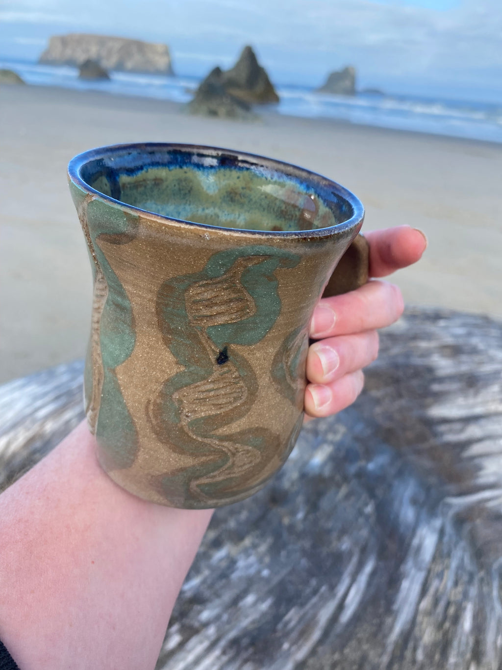 Coffee Mug - Toasty . Natural, Warm
