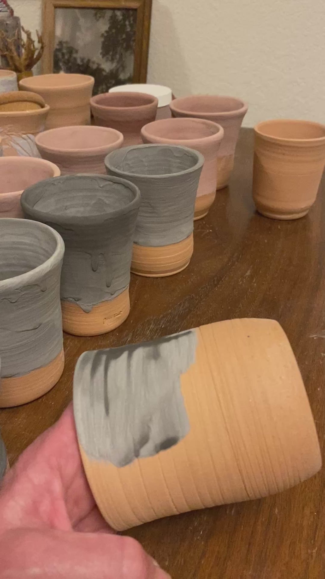 Glazing session